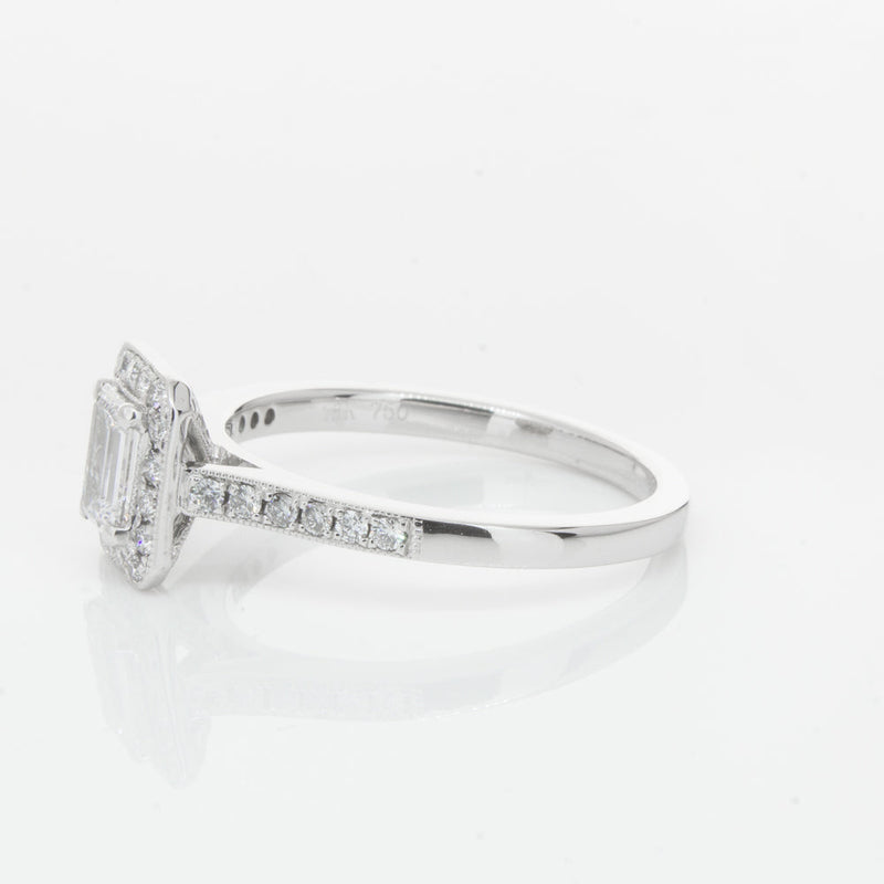 18ct White Gold .30ct Diamond Aria Ring-Ring-Walker & Hall