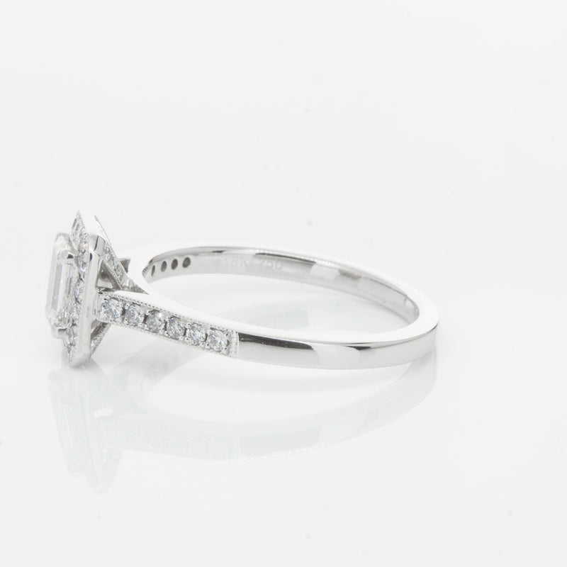 18ct White Gold .30ct Diamond Aria Ring-Ring-Walker & Hall