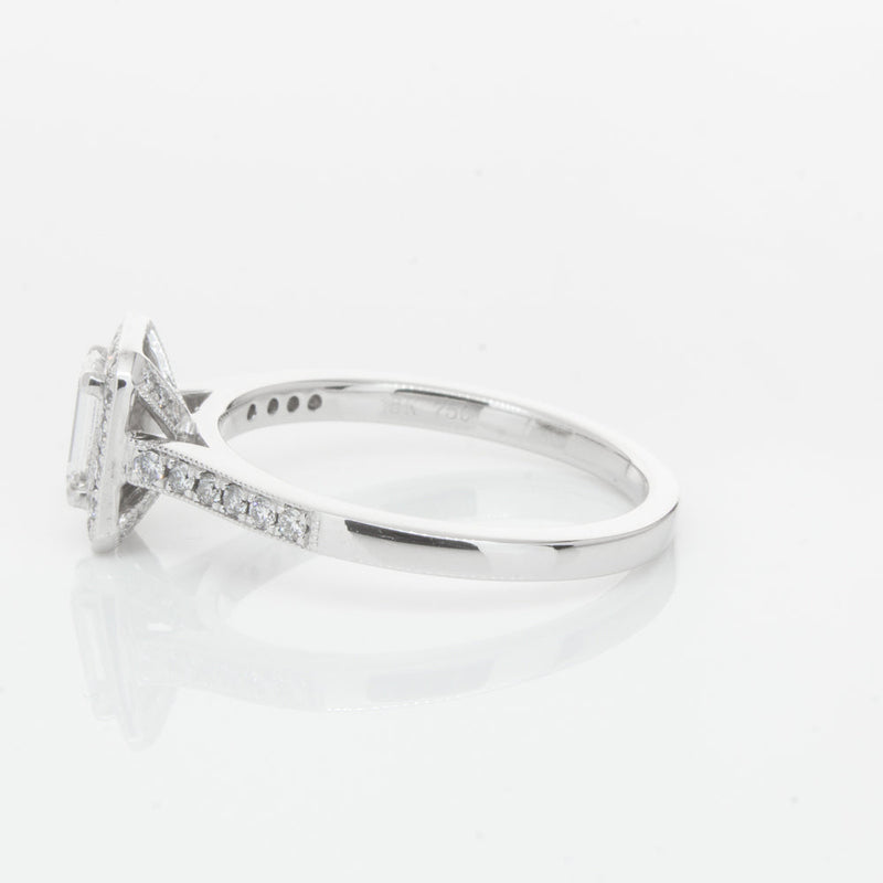 18ct White Gold .30ct Diamond Aria Ring-Ring-Walker & Hall