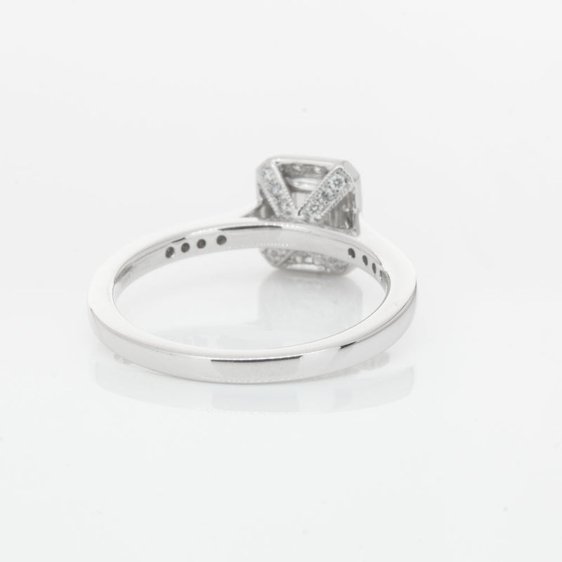 18ct White Gold .30ct Diamond Aria Ring-Ring-Walker & Hall