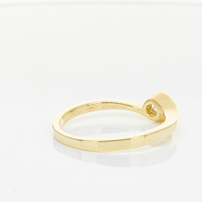 18ct Yellow Gold .30ct Diamond Embrace Ring-Ring-Walker & Hall