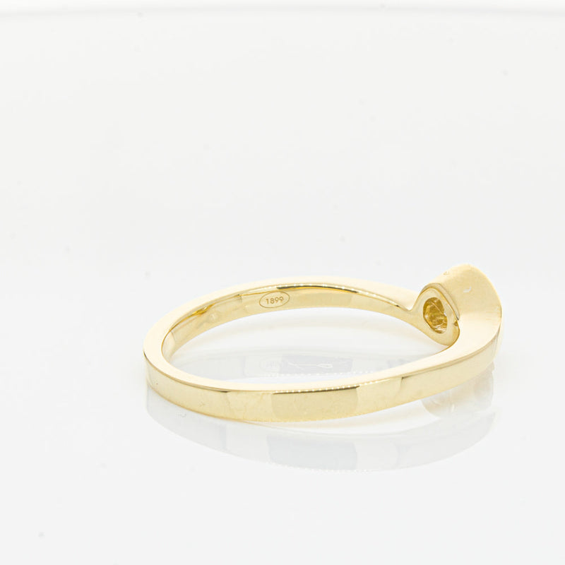 18ct Yellow Gold .30ct Diamond Embrace Ring-Ring-Walker & Hall