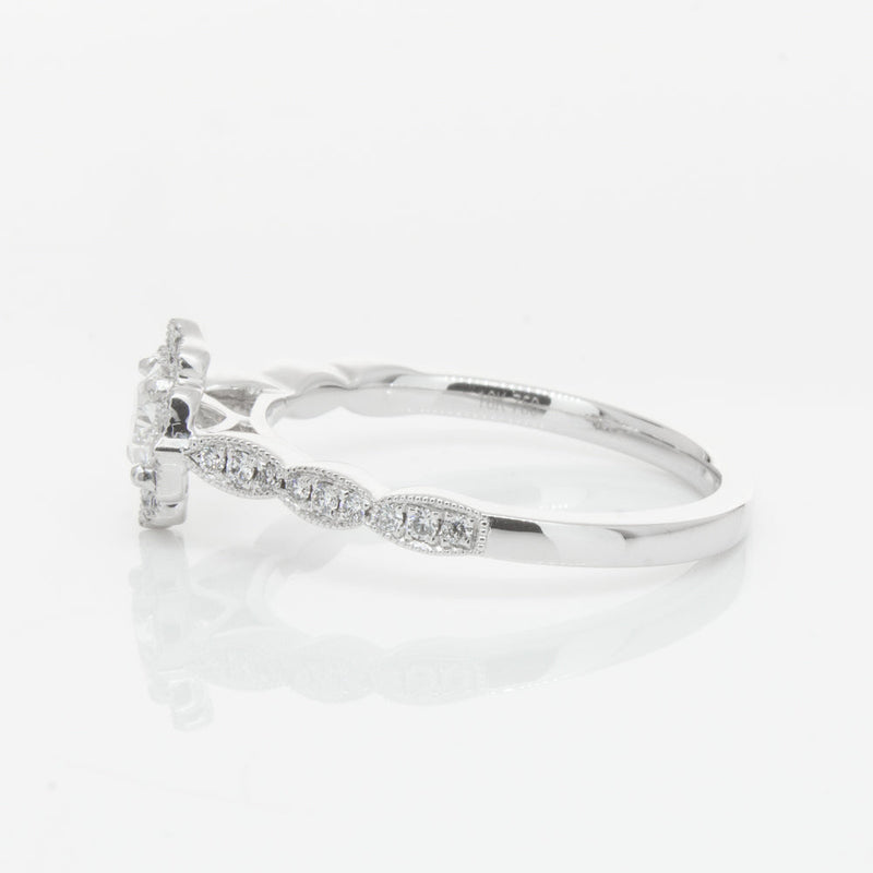 18ct White Gold .30ct Diamond Paramount Ring-Ring-Walker & Hall