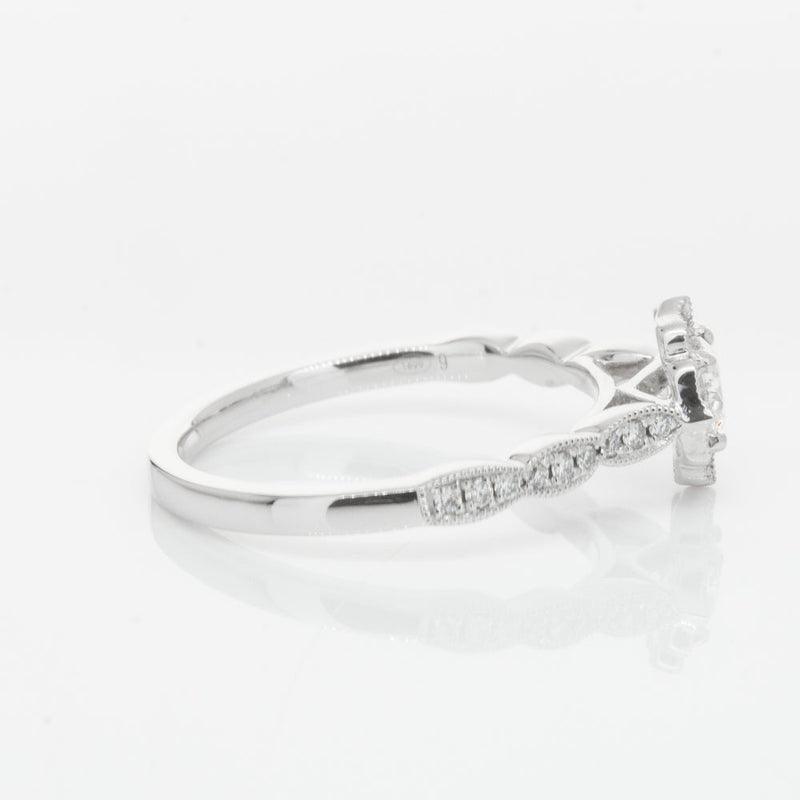 18ct White Gold .30ct Diamond Paramount Ring-Ring-Walker & Hall