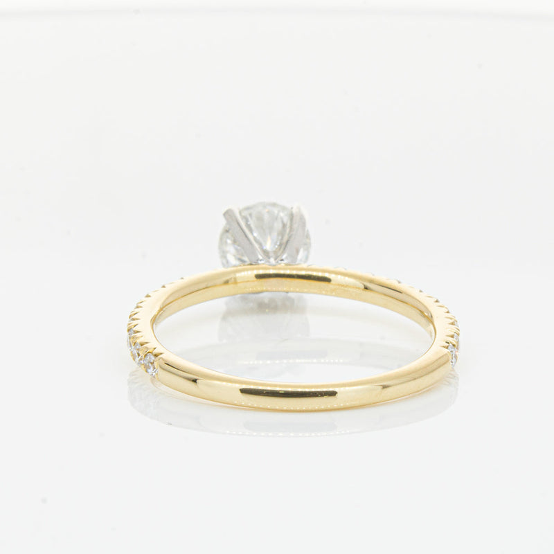 18ct Yellow Gold 1.01ct Diamond Comet Ring-Ring-Walker & Hall