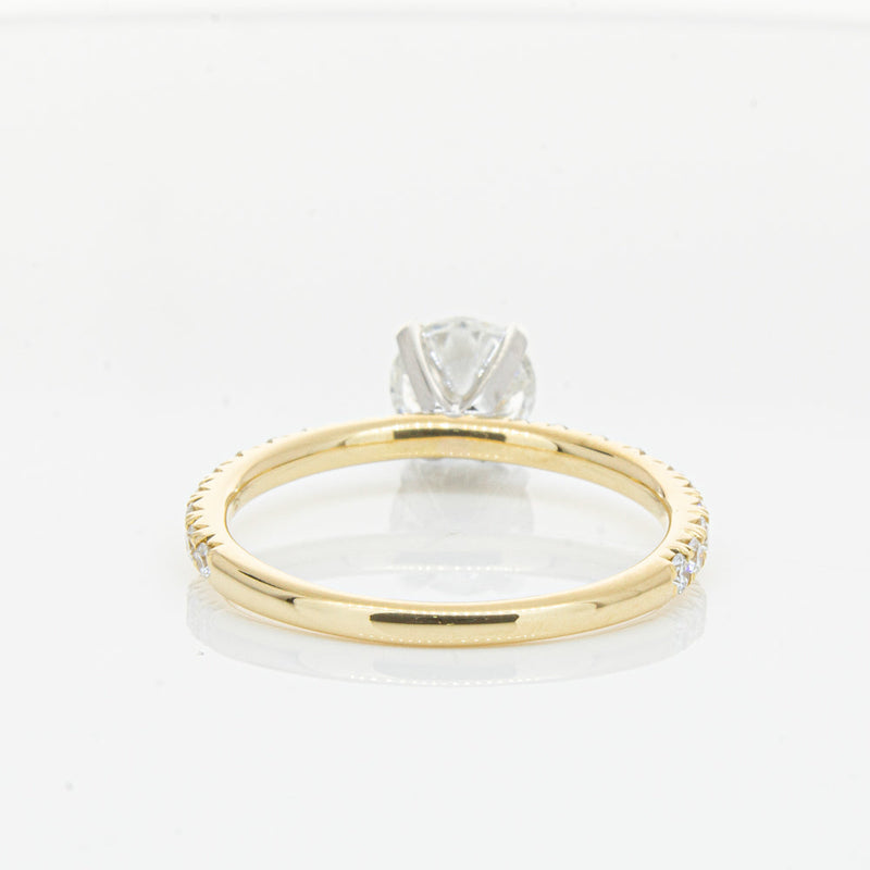 18ct Yellow Gold 1.01ct Diamond Comet Ring-Ring-Walker & Hall