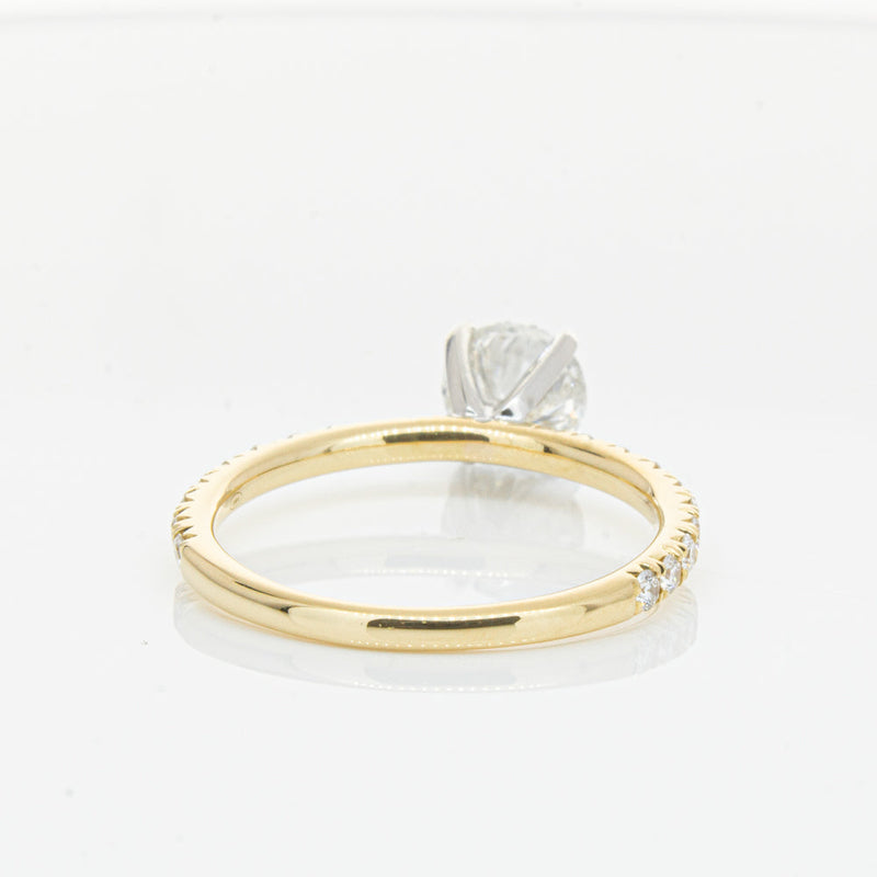 18ct Yellow Gold 1.01ct Diamond Comet Ring-Ring-Walker & Hall