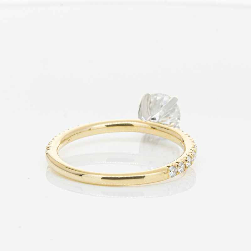 18ct Yellow Gold 1.01ct Diamond Comet Ring-Ring-Walker & Hall