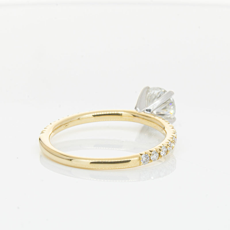 18ct Yellow Gold 1.01ct Diamond Comet Ring-Ring-Walker & Hall