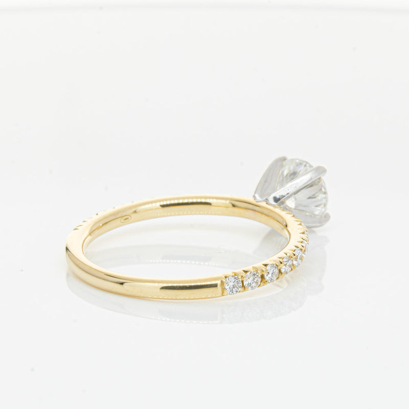 18ct Yellow Gold 1.01ct Diamond Comet Ring-Ring-Walker & Hall