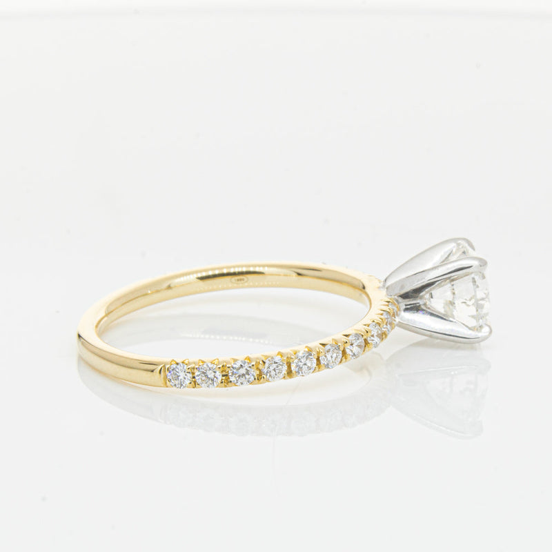 18ct Yellow Gold 1.01ct Diamond Comet Ring-Ring-Walker & Hall