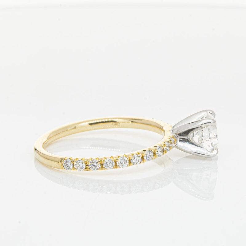 18ct Yellow Gold 1.01ct Diamond Comet Ring-Ring-Walker & Hall