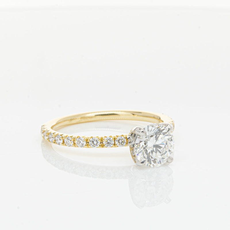 18ct Yellow Gold 1.01ct Diamond Comet Ring-Ring-Walker & Hall