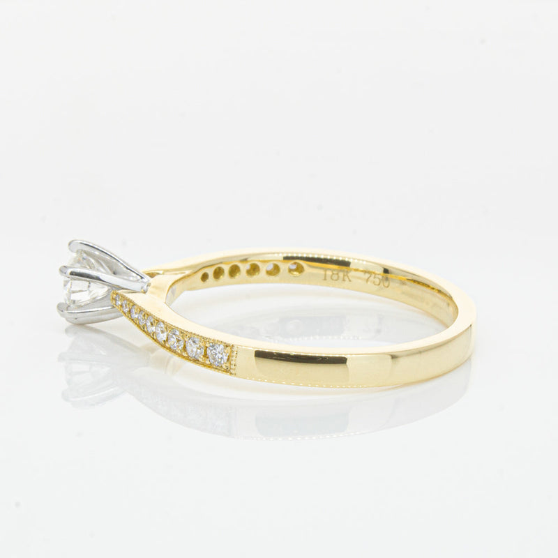 18ct Yellow Gold .34ct Diamond Zenith Ring-Ring-Walker & Hall