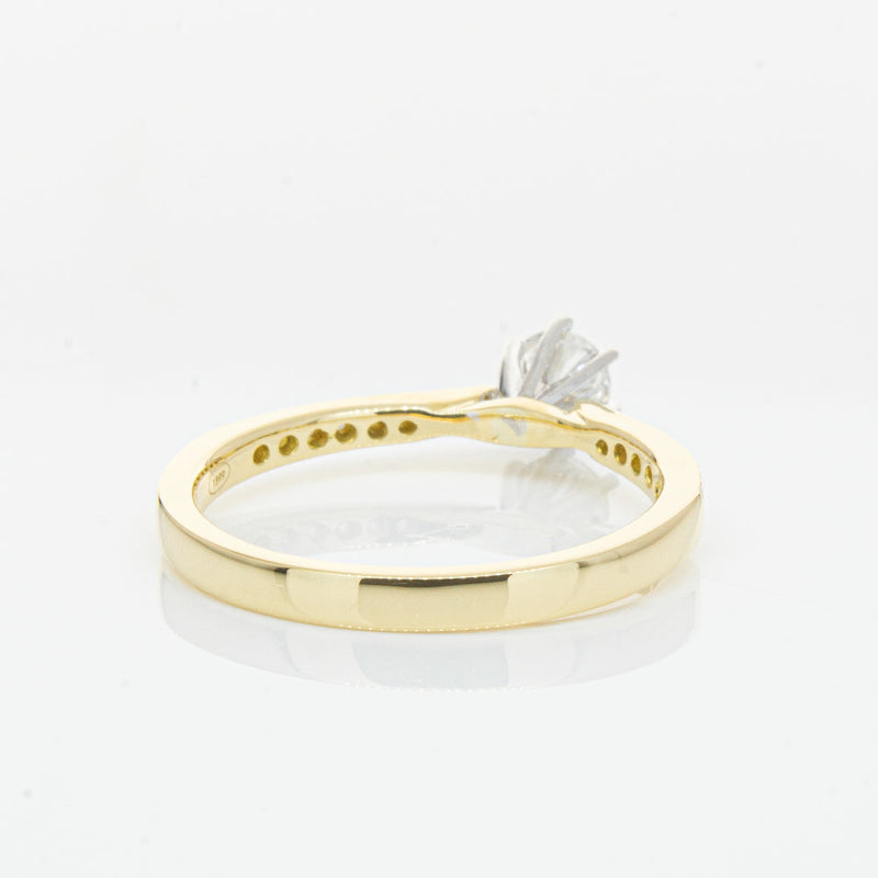 18ct Yellow Gold .34ct Diamond Zenith Ring-Ring-Walker & Hall