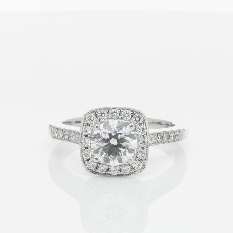 18ct White Gold 1.00ct Diamond Aurora Ring-Ring-Walker & Hall