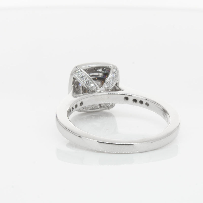 18ct White Gold 1.00ct Diamond Aurora Ring-Ring-Walker & Hall