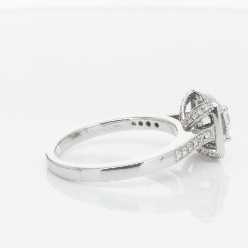 18ct White Gold 1.00ct Diamond Aurora Ring-Ring-Walker & Hall