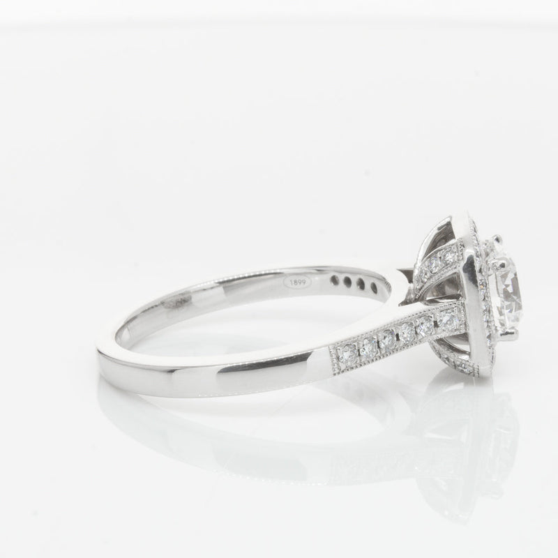 18ct White Gold 1.00ct Diamond Aurora Ring-Ring-Walker & Hall