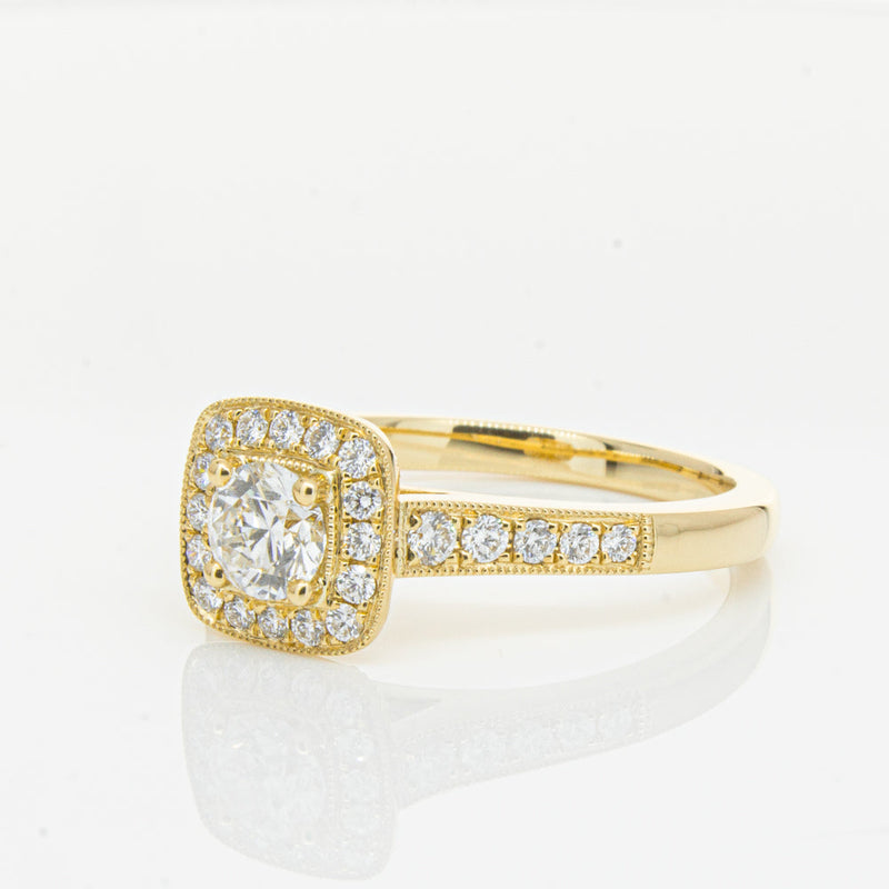 18ct Yellow Gold .45ct Diamond Aurora Ring-Ring-Walker & Hall