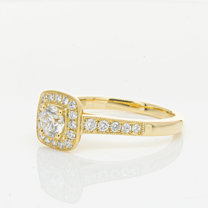 18ct Yellow Gold .45ct Diamond Aurora Ring-Ring-Walker & Hall