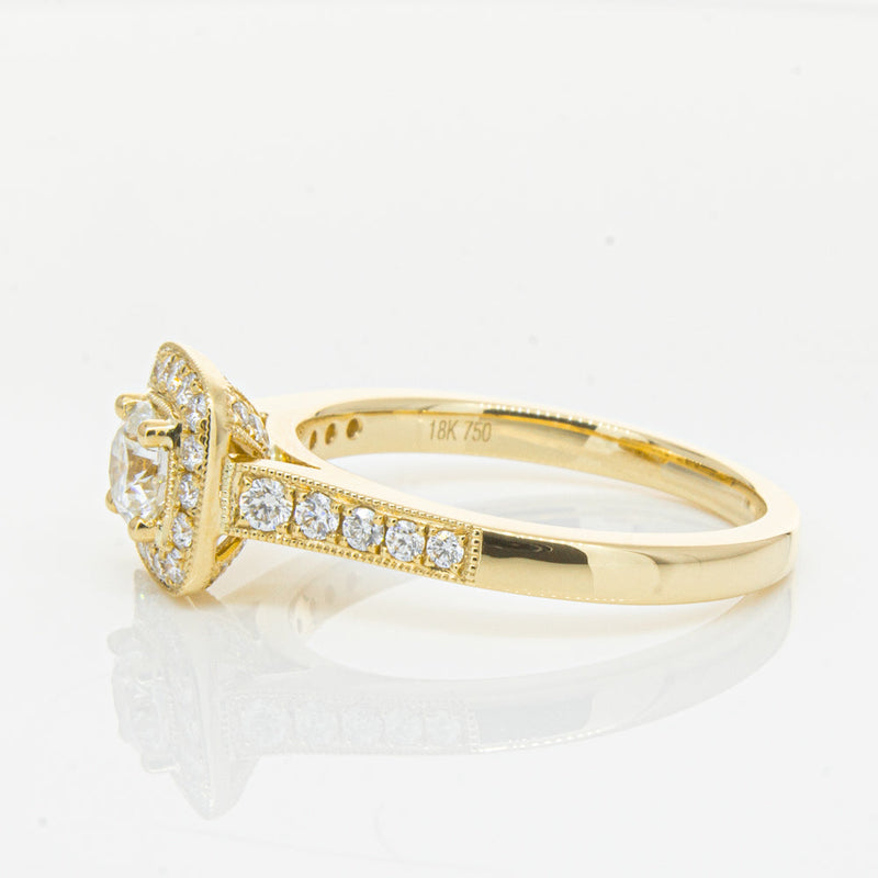 18ct Yellow Gold .45ct Diamond Aurora Ring-Ring-Walker & Hall