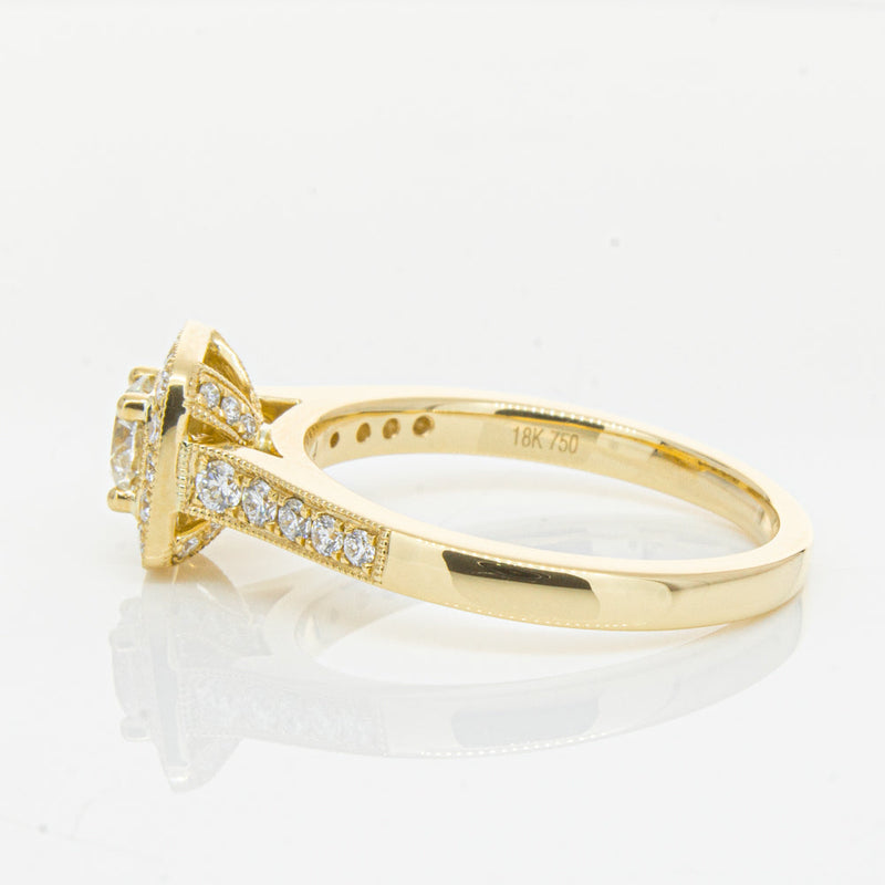 18ct Yellow Gold .45ct Diamond Aurora Ring-Ring-Walker & Hall