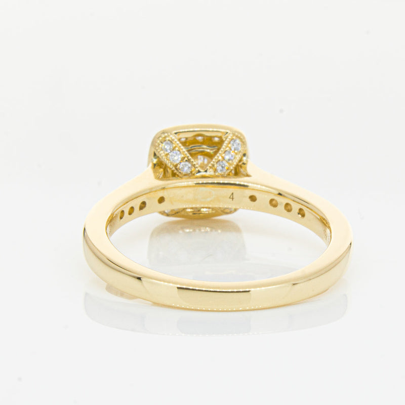 18ct Yellow Gold .45ct Diamond Aurora Ring-Ring-Walker & Hall