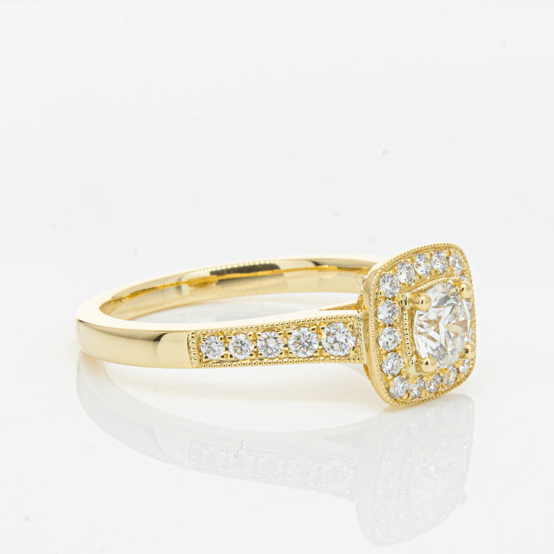 18ct Yellow Gold .45ct Diamond Aurora Ring-Ring-Walker & Hall
