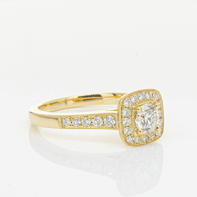 18ct Yellow Gold .45ct Diamond Aurora Ring-Ring-Walker & Hall