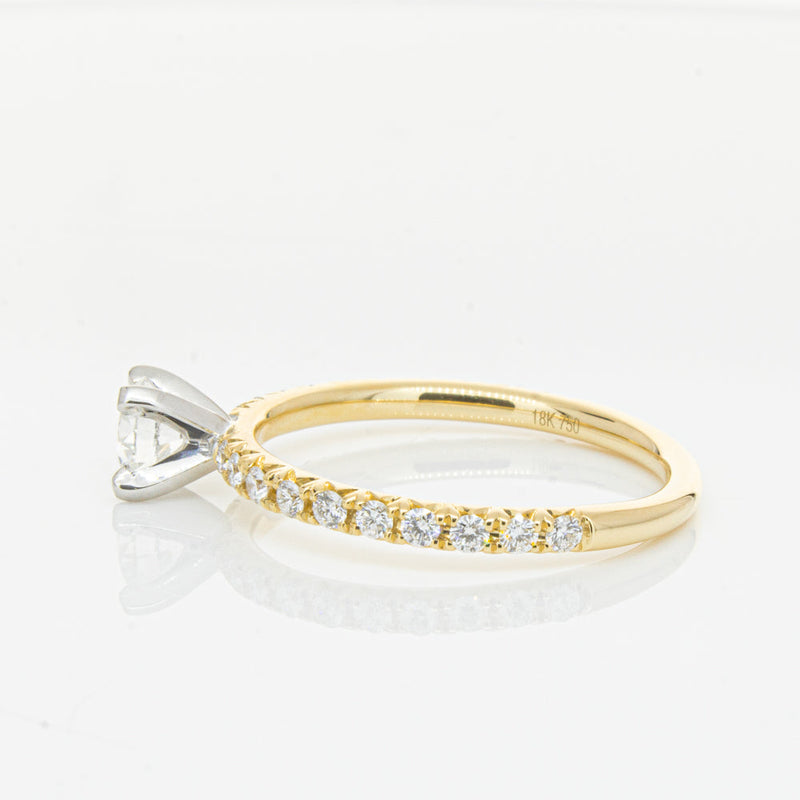 18ct Yellow Gold .43ct Diamond Comet Ring-Ring-Walker & Hall