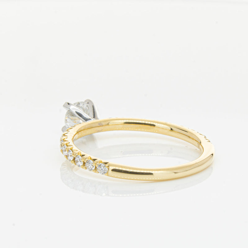 18ct Yellow Gold .43ct Diamond Comet Ring-Ring-Walker & Hall