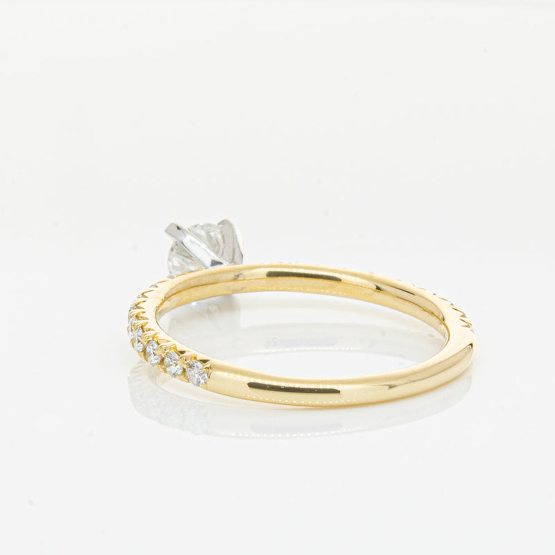 18ct Yellow Gold .43ct Diamond Comet Ring-Ring-Walker & Hall