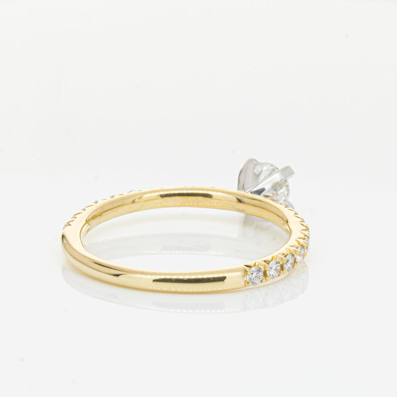 18ct Yellow Gold .43ct Diamond Comet Ring-Ring-Walker & Hall