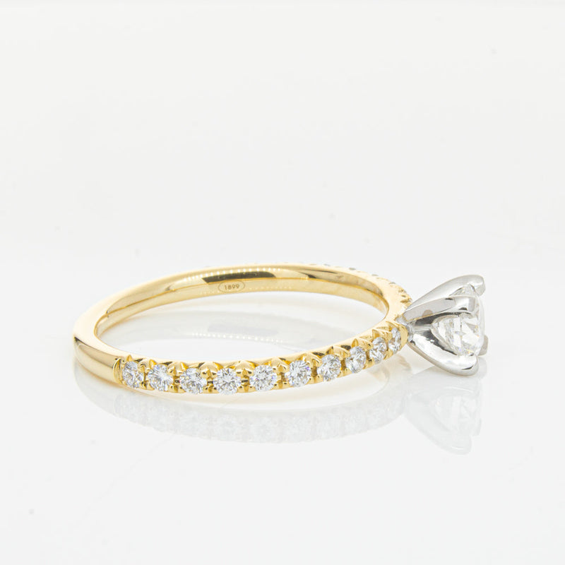 18ct Yellow Gold .43ct Diamond Comet Ring-Ring-Walker & Hall