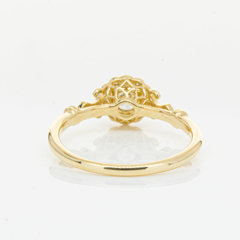 18ct Yellow Gold .30ct Diamond Versailles Ring-Ring-Walker & Hall