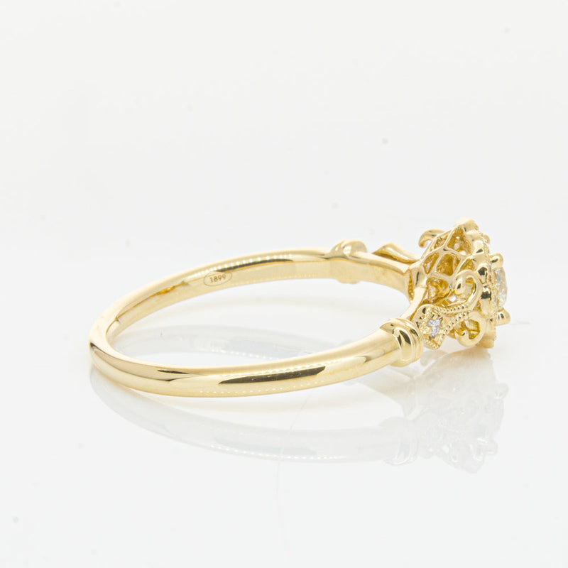 18ct Yellow Gold .30ct Diamond Versailles Ring-Ring-Walker & Hall