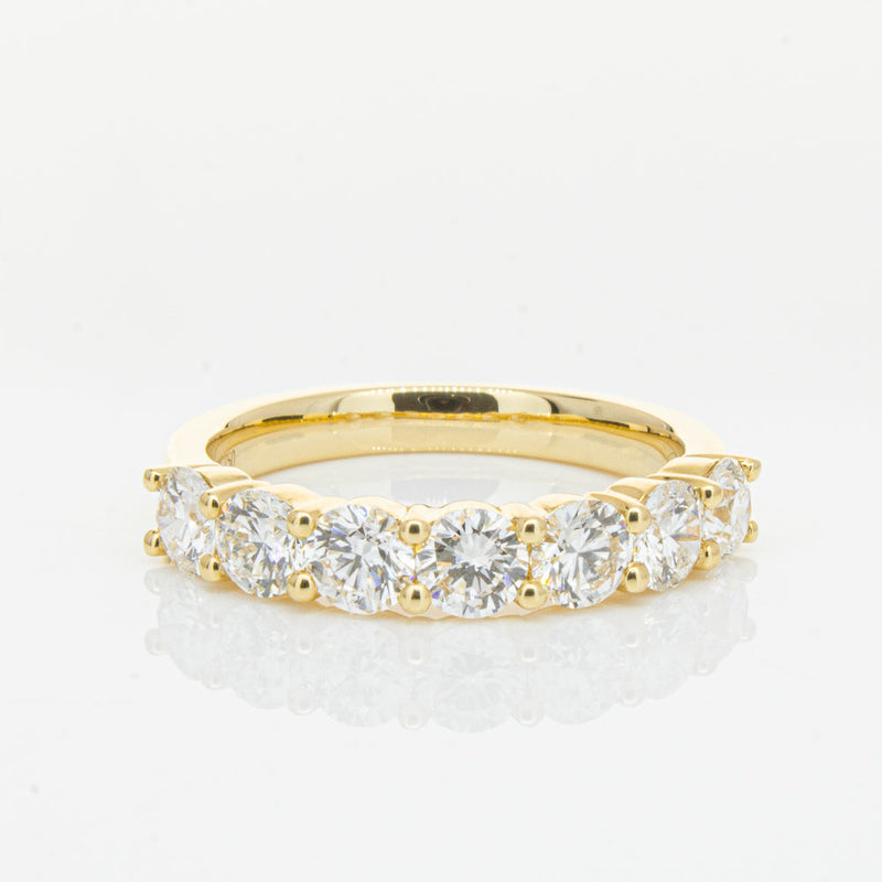 18ct Yellow Gold 1.61ct Diamond Panorama Ring-Ring-Walker & Hall