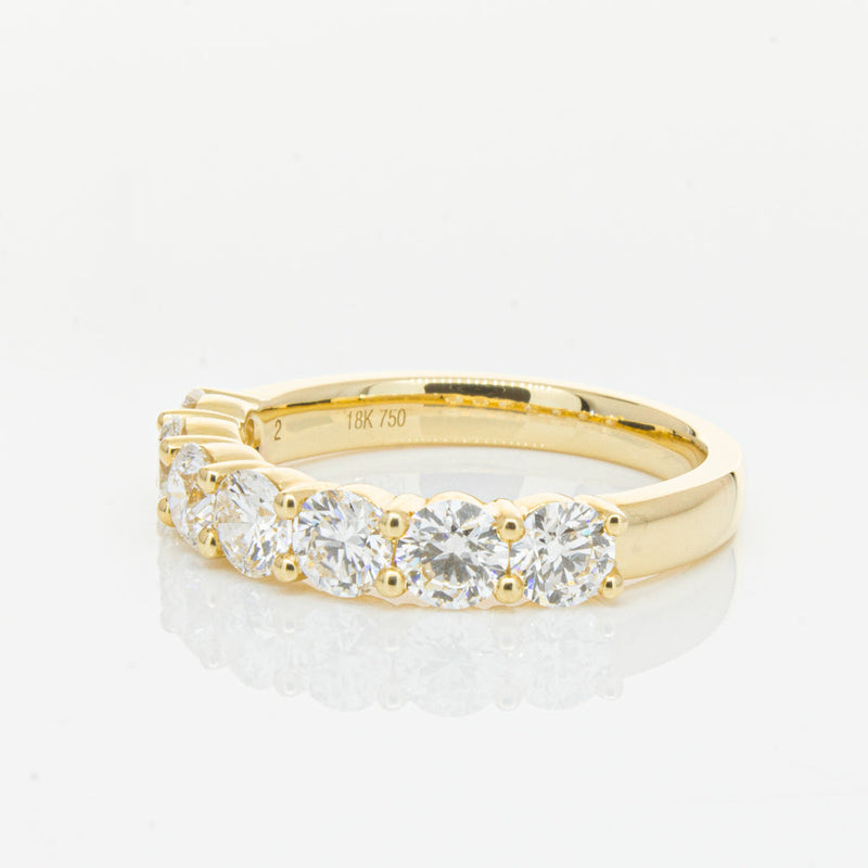 18ct Yellow Gold 1.61ct Diamond Panorama Ring-Ring-Walker & Hall