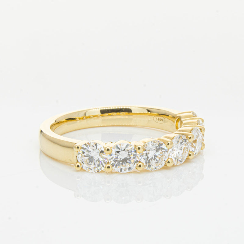 18ct Yellow Gold 1.61ct Diamond Panorama Ring-Ring-Walker & Hall