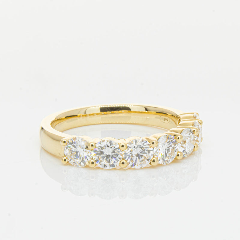 18ct Yellow Gold 1.61ct Diamond Panorama Ring-Ring-Walker & Hall