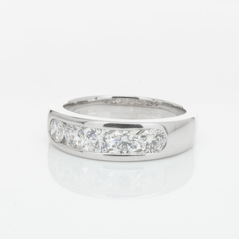 18ct White Gold 1.01ct Diamond Loire Ring-Ring-Walker & Hall