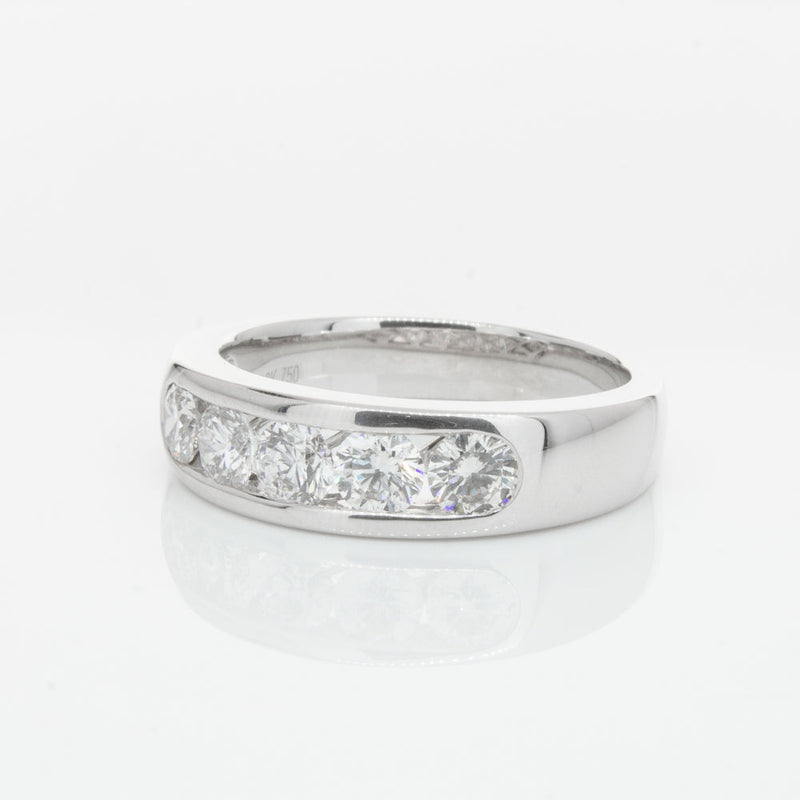 18ct White Gold 1.01ct Diamond Loire Ring-Ring-Walker & Hall