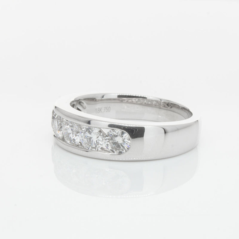 18ct White Gold 1.01ct Diamond Loire Ring-Ring-Walker & Hall