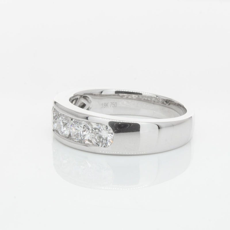 18ct White Gold 1.01ct Diamond Loire Ring-Ring-Walker & Hall