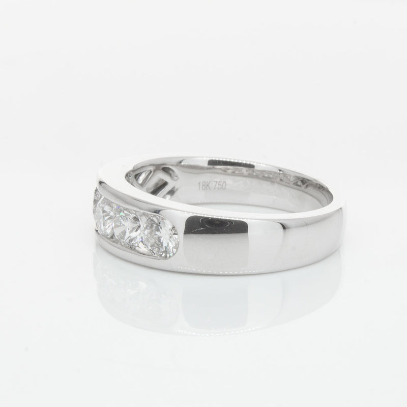18ct White Gold 1.01ct Diamond Loire Ring-Ring-Walker & Hall