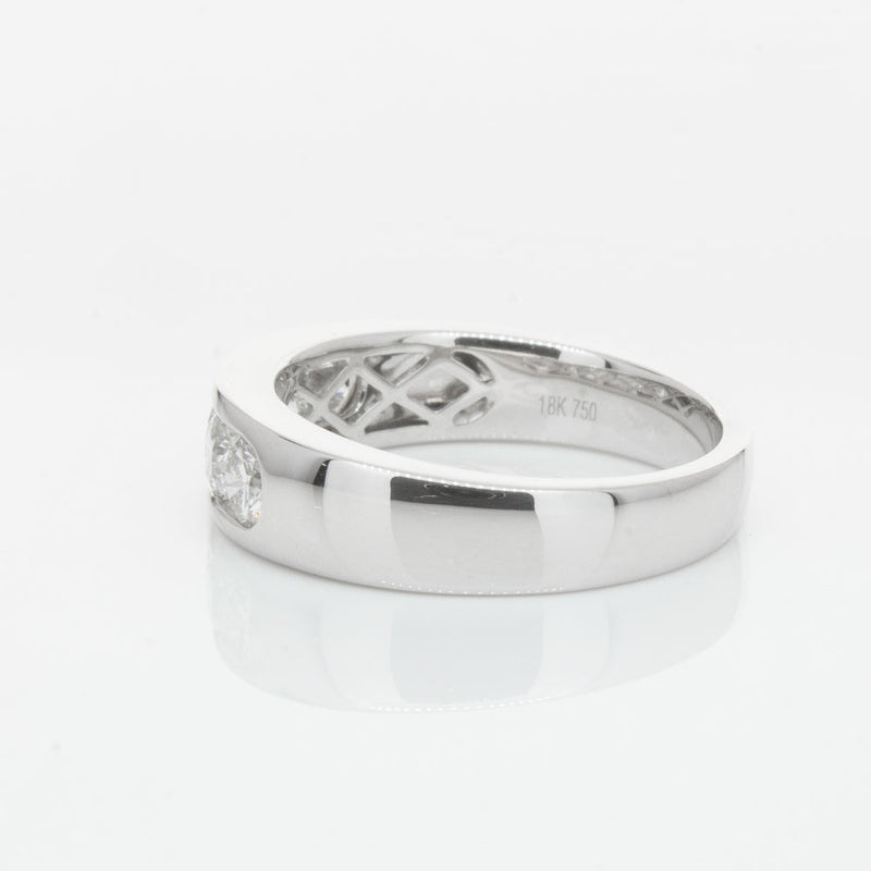 18ct White Gold 1.01ct Diamond Loire Ring-Ring-Walker & Hall