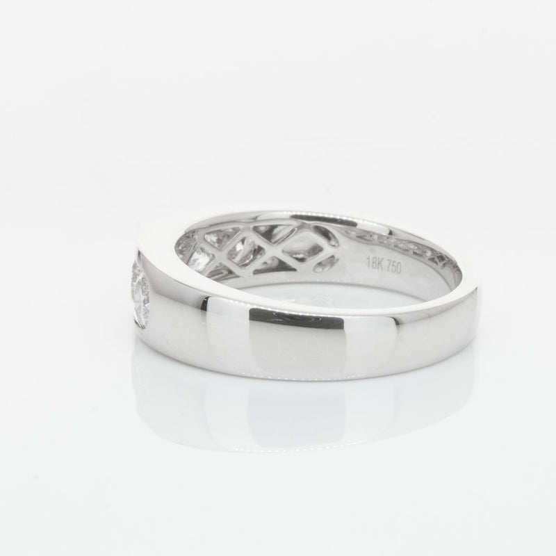 18ct White Gold 1.01ct Diamond Loire Ring-Ring-Walker & Hall