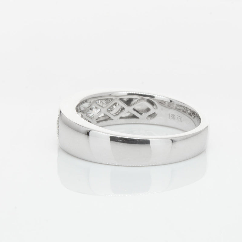 18ct White Gold 1.01ct Diamond Loire Ring-Ring-Walker & Hall