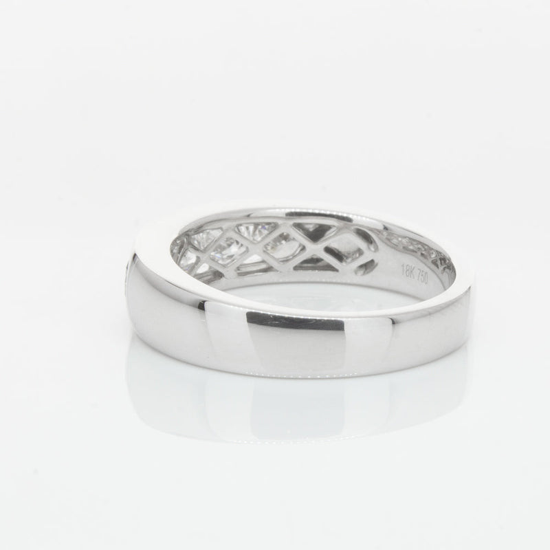 18ct White Gold 1.01ct Diamond Loire Ring-Ring-Walker & Hall